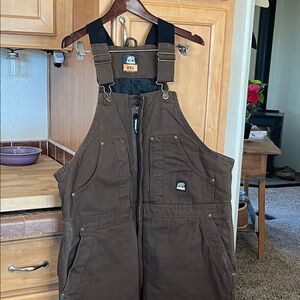 Berne Overalls with Black Straps - 2XL